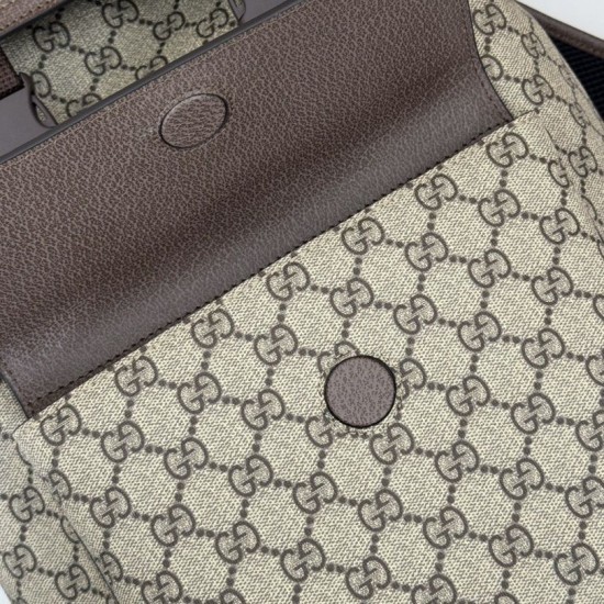 Replica Gucci Men Ophidia small backpack 792114 Brown Replica Gucci Men Ophidia small backpack 792114 Brown