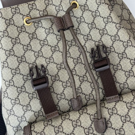 Replica Gucci Men Ophidia small backpack 792114 Brown Replica Gucci Men Ophidia small backpack 792114 Brown