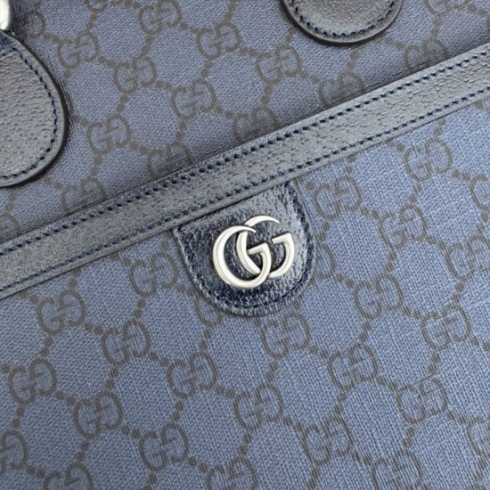 Replica Gucci Men Ophidia medium GG briefcase 792116 Brown Replica Gucci Men Ophidia medium GG briefcase 792116 Brown