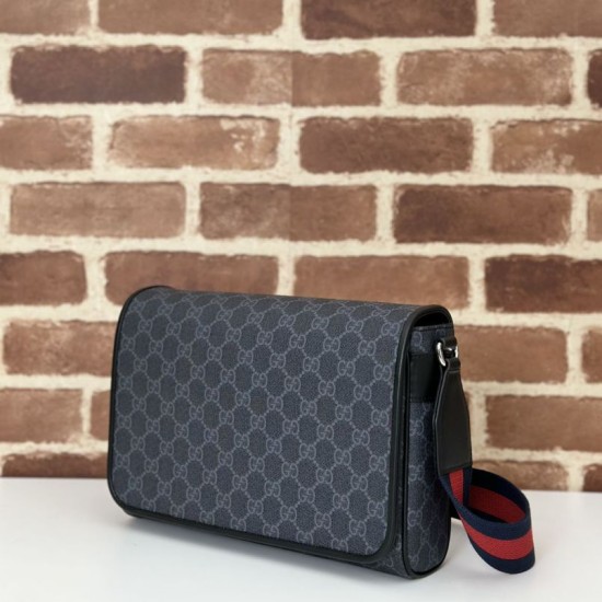 Replica Gucci Men GG crossbody bag 792124 Black