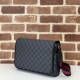 Replica Gucci Men GG crossbody bag 792124 Black