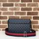 Replica Gucci Men GG crossbody bag 792124 Black