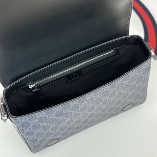 Replica Gucci Men GG crossbody bag 792124 Black
