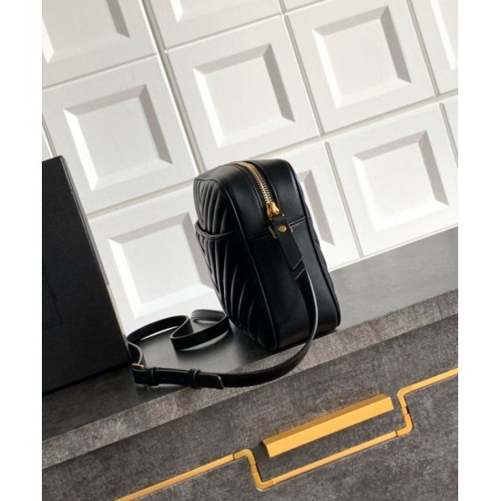 Replica YSL saint Laurent Lou camera bag black quilted calfskin Replica YSL saint Laurent Lou camera bag black quilted calfskin