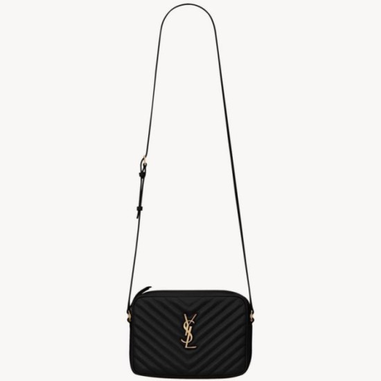 Replica YSL saint Laurent Lou camera bag black quilted calfskin Replica YSL saint Laurent Lou camera bag black quilted calfskin