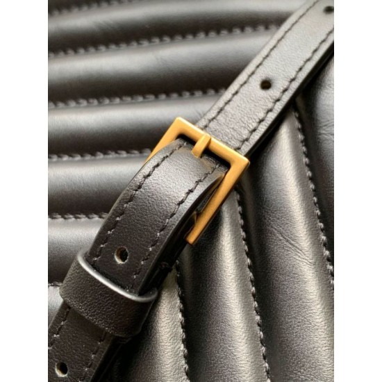 Replica YSL saint Laurent Lou camera bag black quilted calfskin Replica YSL saint Laurent Lou camera bag black quilted calfskin
