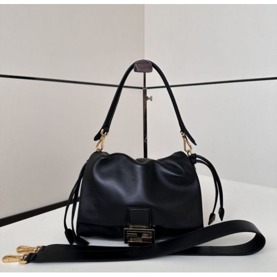 Replica Fendi Mamma Baguette Medium/Large Bag Nappa Black Replica Fendi Mamma Baguette Medium/Large Bag Nappa Black