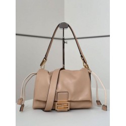 Replica Fendi Mamma Baguette Medium/Large Bag Nappa Apricot