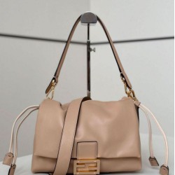 Replica Fendi Mamma Baguette Medium/Large Bag Nappa Apricot