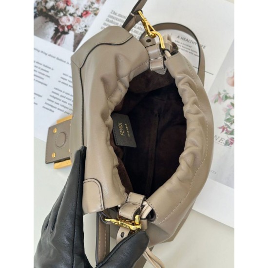 Replica Fendi Mamma Baguette Small Bag Gray Replica Fendi Mamma Baguette Small Bag Gray