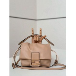 Replica Fendi Mamma Baguette Small Bag Apricot