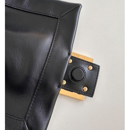 Replica Fendi Mamma Baguette Small Bag Black Replica Fendi Mamma Baguette Small Bag Black