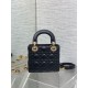 Replica Dior Lady Dior Mini Bag with O-links Black Cannage Replica Dior Lady Dior Mini Bag with O-links Black Cannage