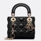 Replica Dior Lady Dior Mini Bag with O-links Black Cannage Replica Dior Lady Dior Mini Bag with O-links Black Cannage