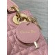 Replica Dior Lady Dior Mini Bag with O-links Cannage Pink Replica Dior Lady Dior Mini Bag with O-links Cannage Pink