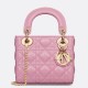 Replica Dior Lady Dior Mini Bag with O-links Cannage Pink Replica Dior Lady Dior Mini Bag with O-links Cannage Pink