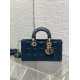 Replica Dior Lady D-Joy Medium Bag Cannage Blue Replica Dior Lady D-Joy Medium Bag Cannage Blue