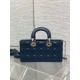 Replica Dior Lady D-Joy Medium Bag Cannage Blue Replica Dior Lady D-Joy Medium Bag Cannage Blue