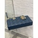 Replica Dior Lady D-Joy Medium Bag Cannage Blue Replica Dior Lady D-Joy Medium Bag Cannage Blue