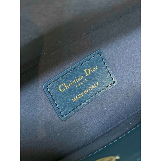 Replica Dior Lady D-Joy Medium Bag Cannage Blue Replica Dior Lady D-Joy Medium Bag Cannage Blue