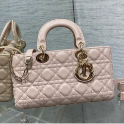Replica Dior Lady D-Joy Medium Bag Cannage Pink