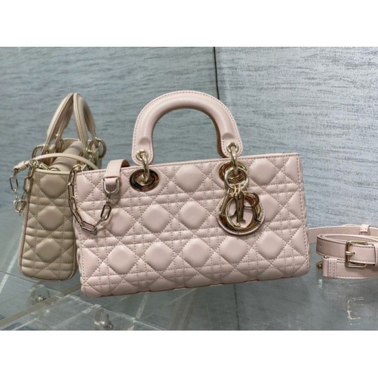 Replica Dior Lady D-Joy Medium Bag Cannage Pink Replica Dior Lady D-Joy Medium Bag Cannage Pink
