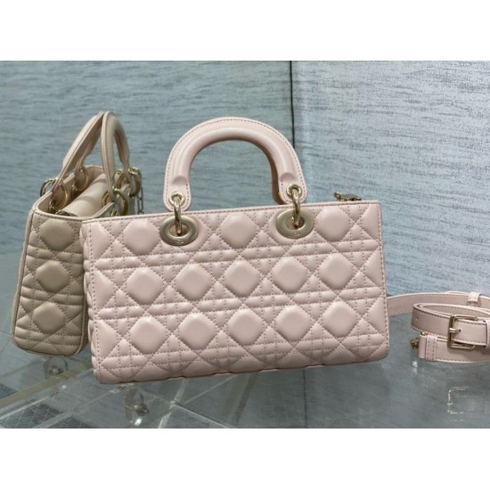 Replica Dior Lady D-Joy Medium Bag Cannage Pink Replica Dior Lady D-Joy Medium Bag Cannage Pink
