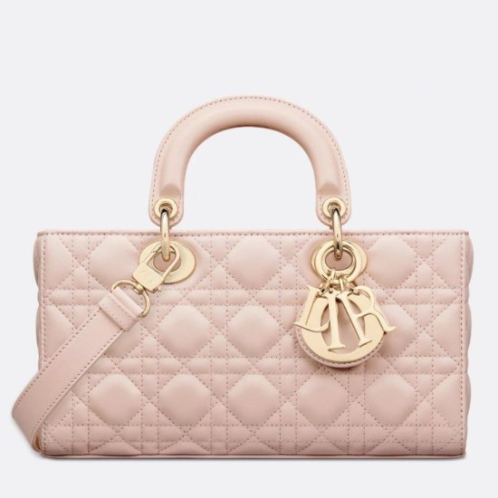 Replica Dior Lady D-Joy Medium Bag Cannage Pink Replica Dior Lady D-Joy Medium Bag Cannage Pink