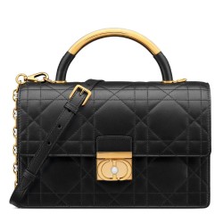 Replica Dior Medium Dior Ange Tote Bag Black