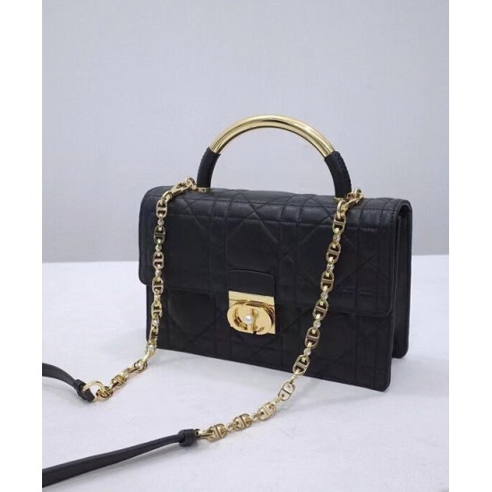Replica Dior Medium Dior Ange Tote Bag Black Replica Dior Medium Dior Ange Tote Bag Black