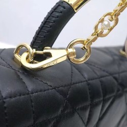 Replica Dior Medium Dior Ange Tote Bag Black