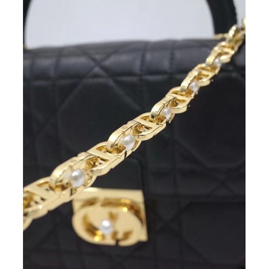 Replica Dior Medium Dior Ange Tote Bag Black Replica Dior Medium Dior Ange Tote Bag Black