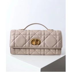 Replica Dior Miss Caro Top Handle clutch Apricot