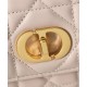Replica Dior Miss Caro Top Handle clutch Apricot Replica Dior Miss Caro Top Handle clutch Apricot