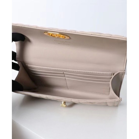 Replica Dior Miss Caro Top Handle clutch Apricot Replica Dior Miss Caro Top Handle clutch Apricot