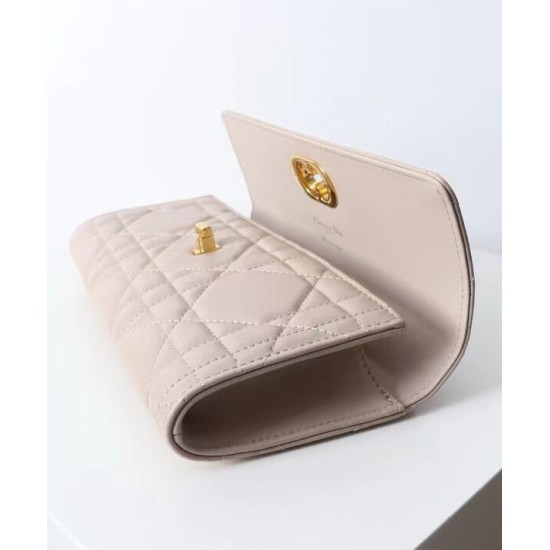 Replica Dior Miss Caro Top Handle clutch Apricot Replica Dior Miss Caro Top Handle clutch Apricot
