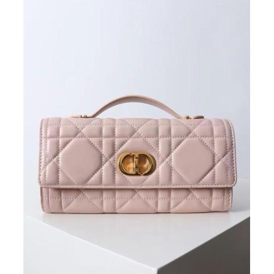 Replica Dior Miss Caro Top Handle clutch Pink Replica Dior Miss Caro Top Handle clutch Pink