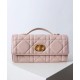 Replica Dior Miss Caro Top Handle clutch Pink Replica Dior Miss Caro Top Handle clutch Pink