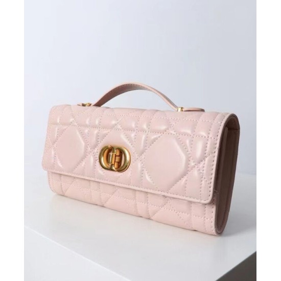 Replica Dior Miss Caro Top Handle clutch Pink Replica Dior Miss Caro Top Handle clutch Pink