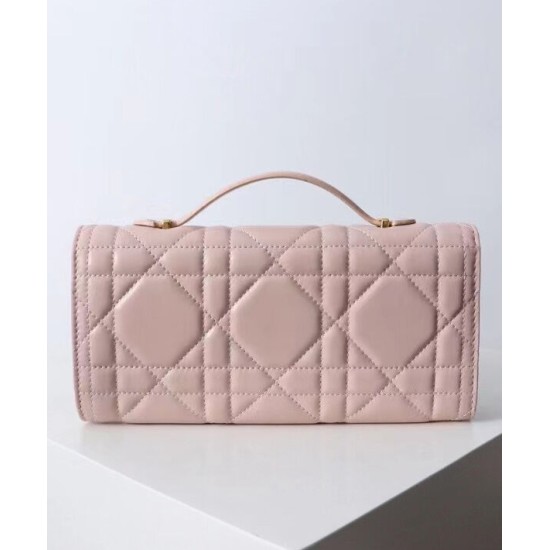 Replica Dior Miss Caro Top Handle clutch Pink Replica Dior Miss Caro Top Handle clutch Pink