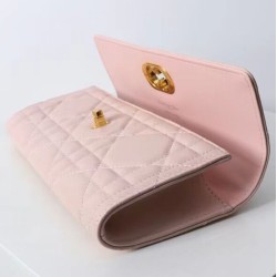 Replica Dior Miss Caro Top Handle clutch Pink