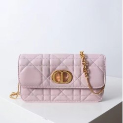 Replica Dior Miss Caro Chain Bag Pink