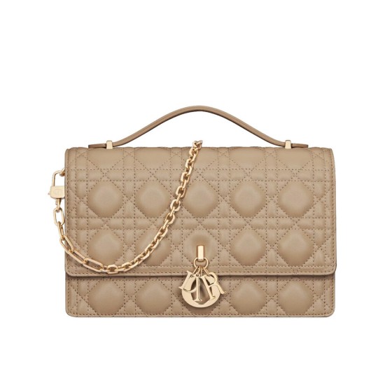 Replica Dior My Dior Top Handle Bag Apricot Replica Dior My Dior Top Handle Bag Apricot