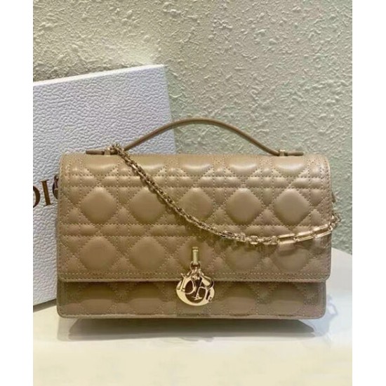 Replica Dior My Dior Top Handle Bag Apricot Replica Dior My Dior Top Handle Bag Apricot