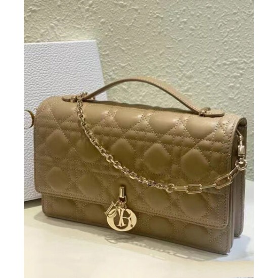 Replica Dior My Dior Top Handle Bag Apricot Replica Dior My Dior Top Handle Bag Apricot