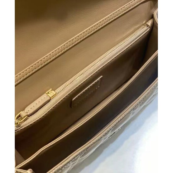 Replica Dior My Dior Top Handle Bag Apricot Replica Dior My Dior Top Handle Bag Apricot