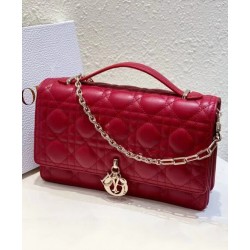 Replica Dior My Dior Top Handle Bag Red Replica Dior My Dior Top Handle Bag Red
