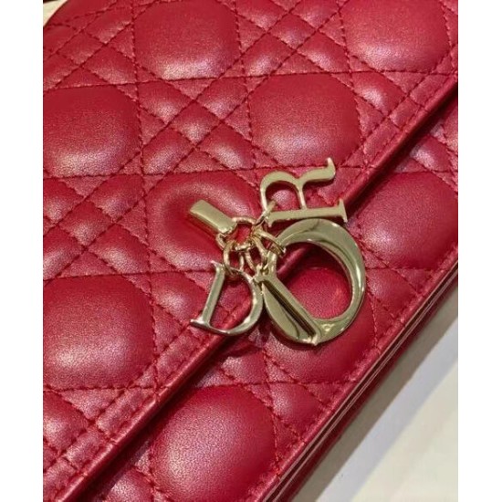 Replica Dior My Dior Top Handle Bag Red Replica Dior My Dior Top Handle Bag Red