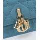Replica Dior My Dior Top Handle Bag Blue Replica Dior My Dior Top Handle Bag Blue