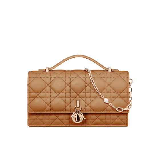 Replica Dior My Dior Top Handle Bag Coffee Replica Dior My Dior Top Handle Bag Coffee